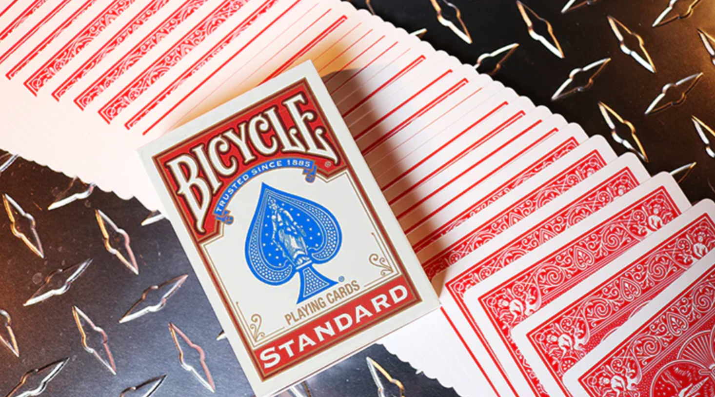 Bicycle RED Standard Playing Cards by USPCC