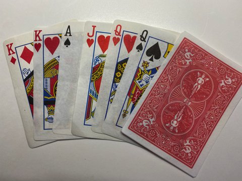 Flash Poker Card Queen of Hearts (Ten Pack)